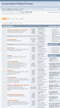 Mobile Screenshot of conservativepoliticalforum.com